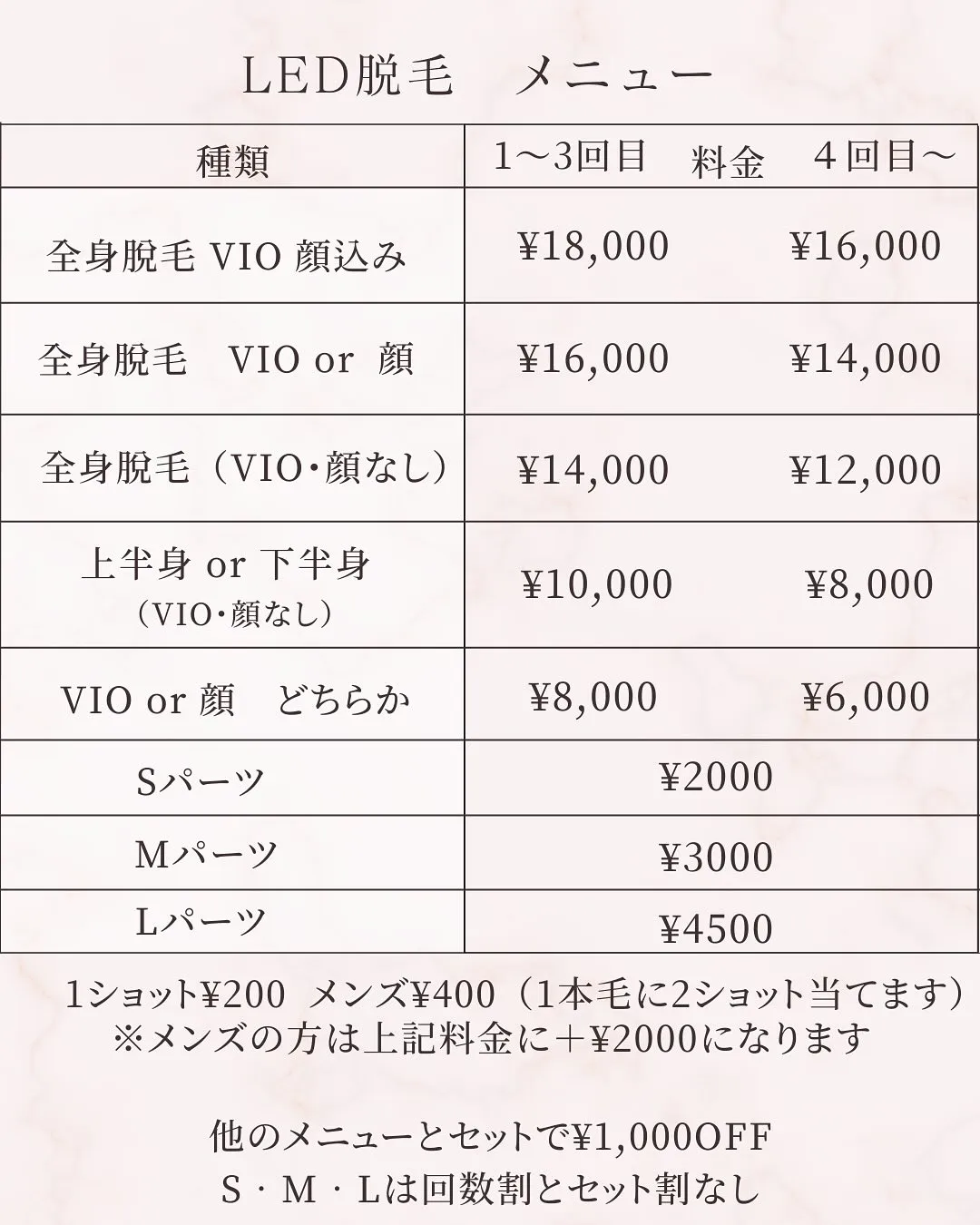 メニュー　一覧になります😊